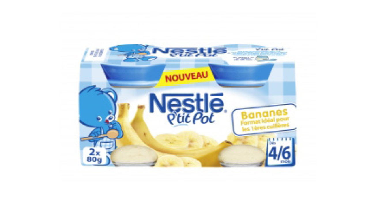 Nestlé rappelle un lot de petits pots pour bébés